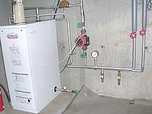暖房用循環ポンプ交換